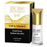 Сыворотка для лица с Золотом и витамином Е - сияющий эффект кожи, 30мл, "DR. SEA"