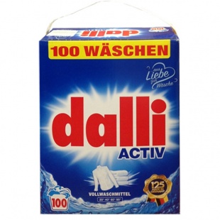 Универсальный концентрированный стиральный порошок без фосфатов, Dalli Activ Plus, 6,5кг