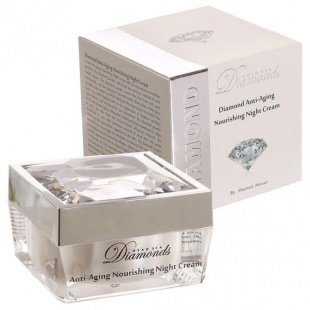 Алмазный антивозрастной питательный ночной крем для лица Diamond «Shemen Amour» 50мл